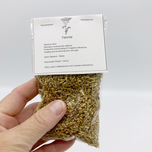 Dried Organic Yarrow Flowers Magical Witch Herbs - Picture 3 of 6